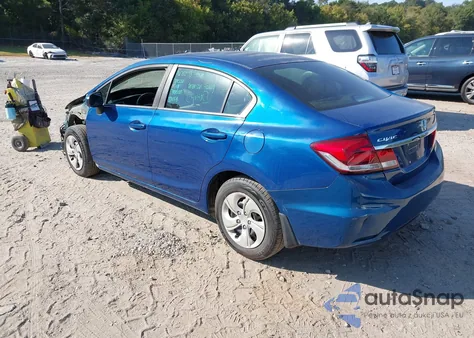 2014 Honda Civic Lx из США, поврежденный, VIN 19XFB2F54EE074345